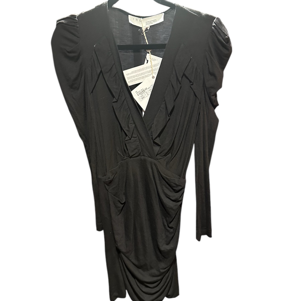 Iro Black Draped Dress